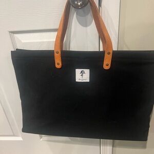 Robert Graham Black Tote with White Logo Patch